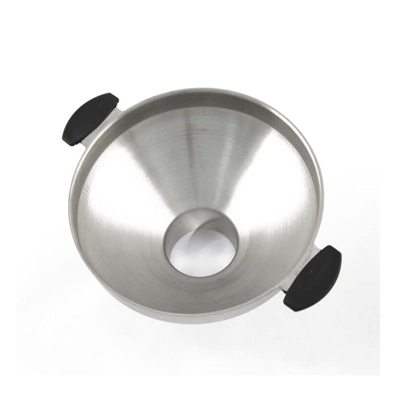 Double Handle Wide-Mouth Funnel Stainless Steel Sturdy and Heat Resistant Funnel Kitchen Gadget Tool - JM Variety Store